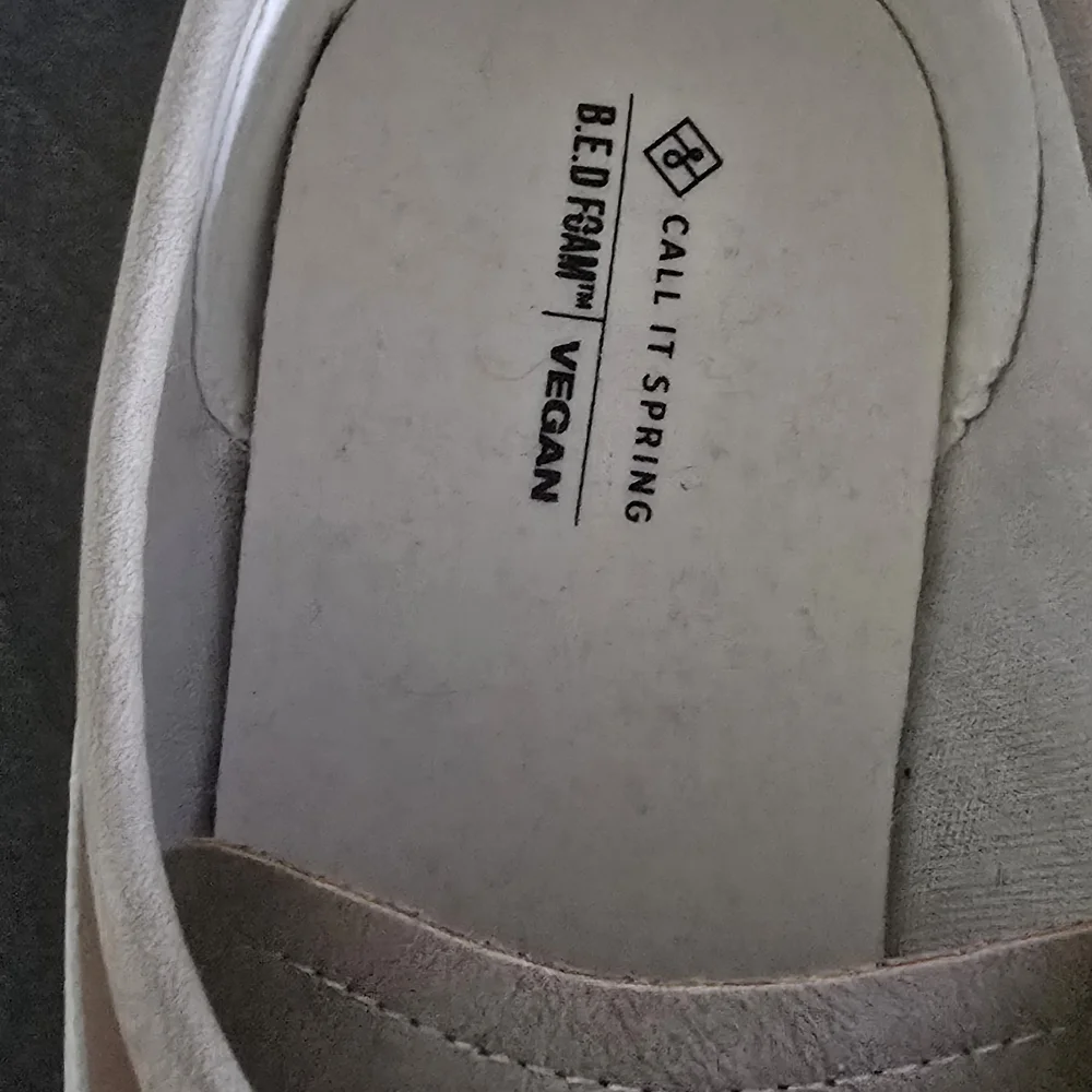 (Call It Spring) Beige and White Sneakers ( Brand NEW) - Picture 5 of 10